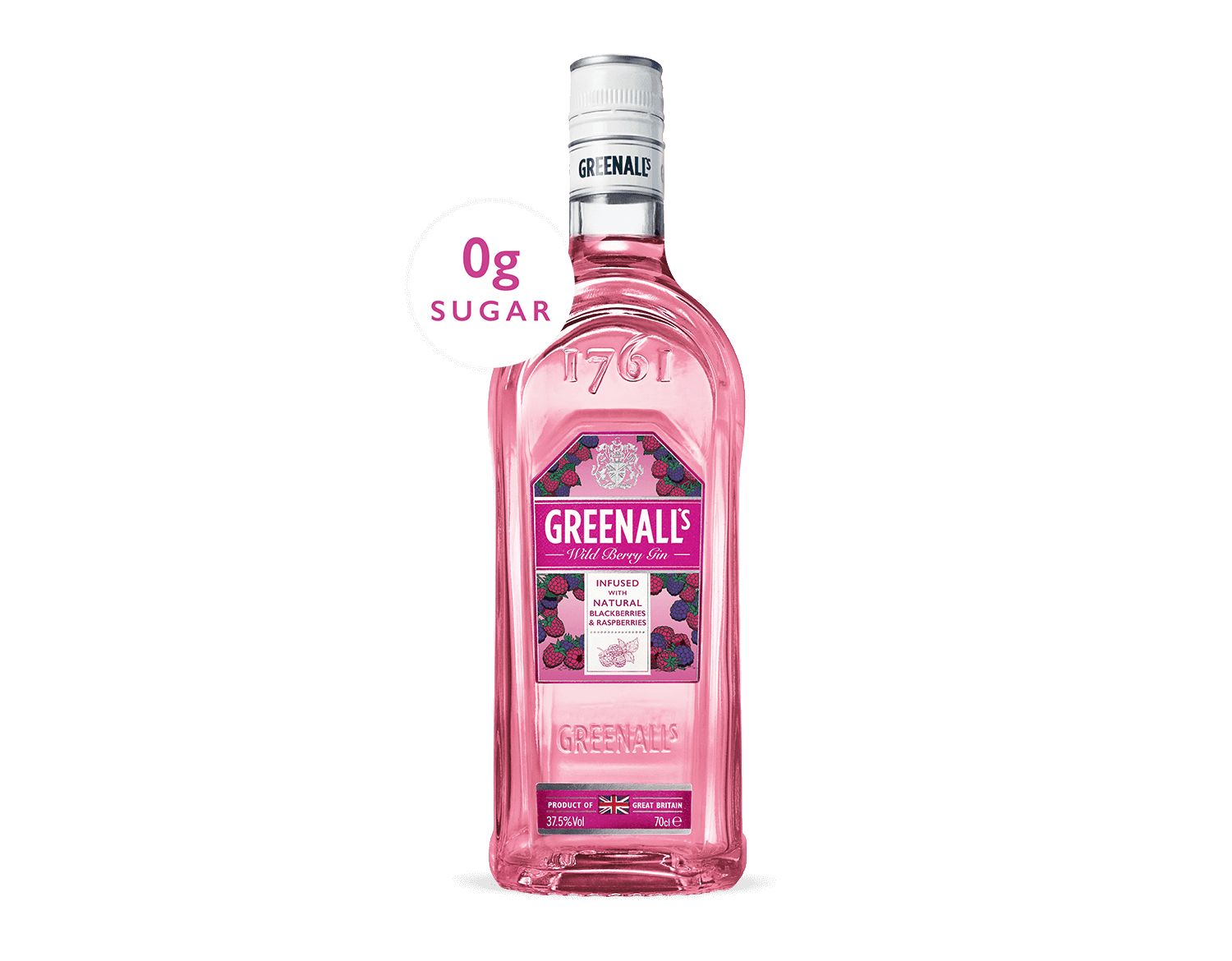 Greenall's Wild Berry Gin 70cl (37.5% ABV) only £23.99