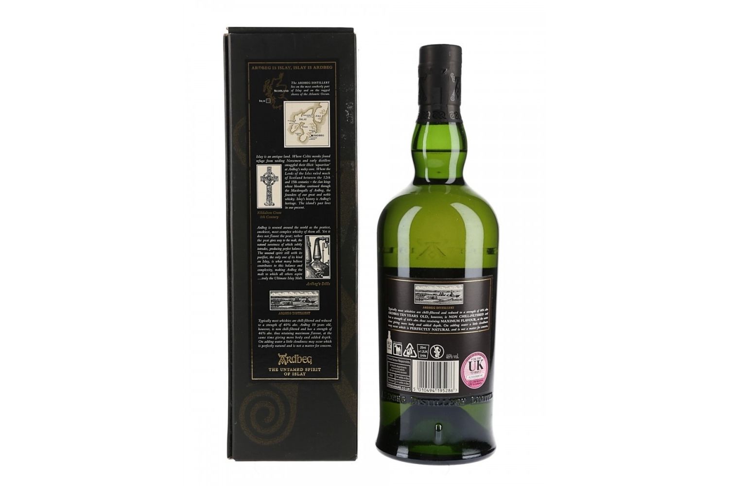 Ardbeg 10 Year Old Single Malt Whisky 46% (70cl) only £47.95