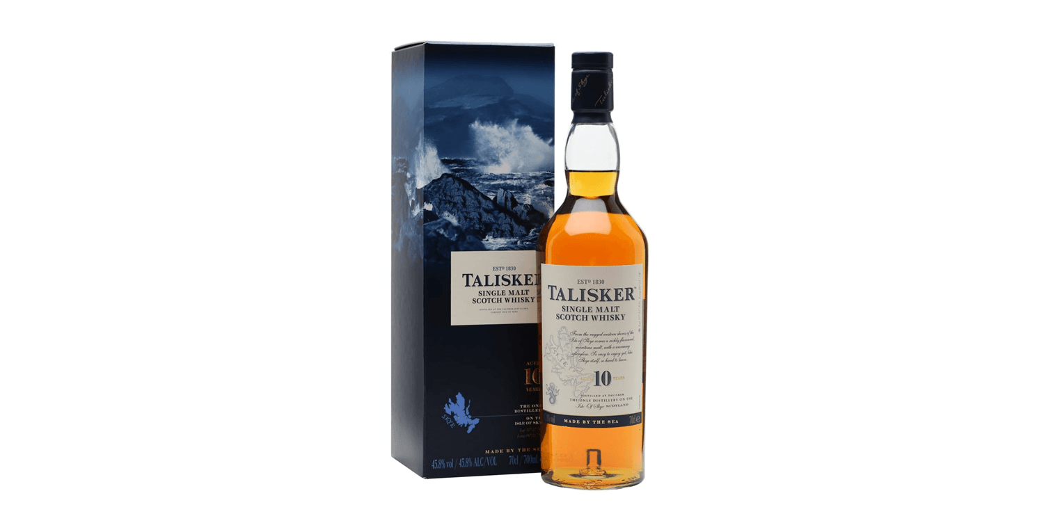 Talisker 10 Year Old Scotch Whisky 70cl (45.8% ABV) only £43.85