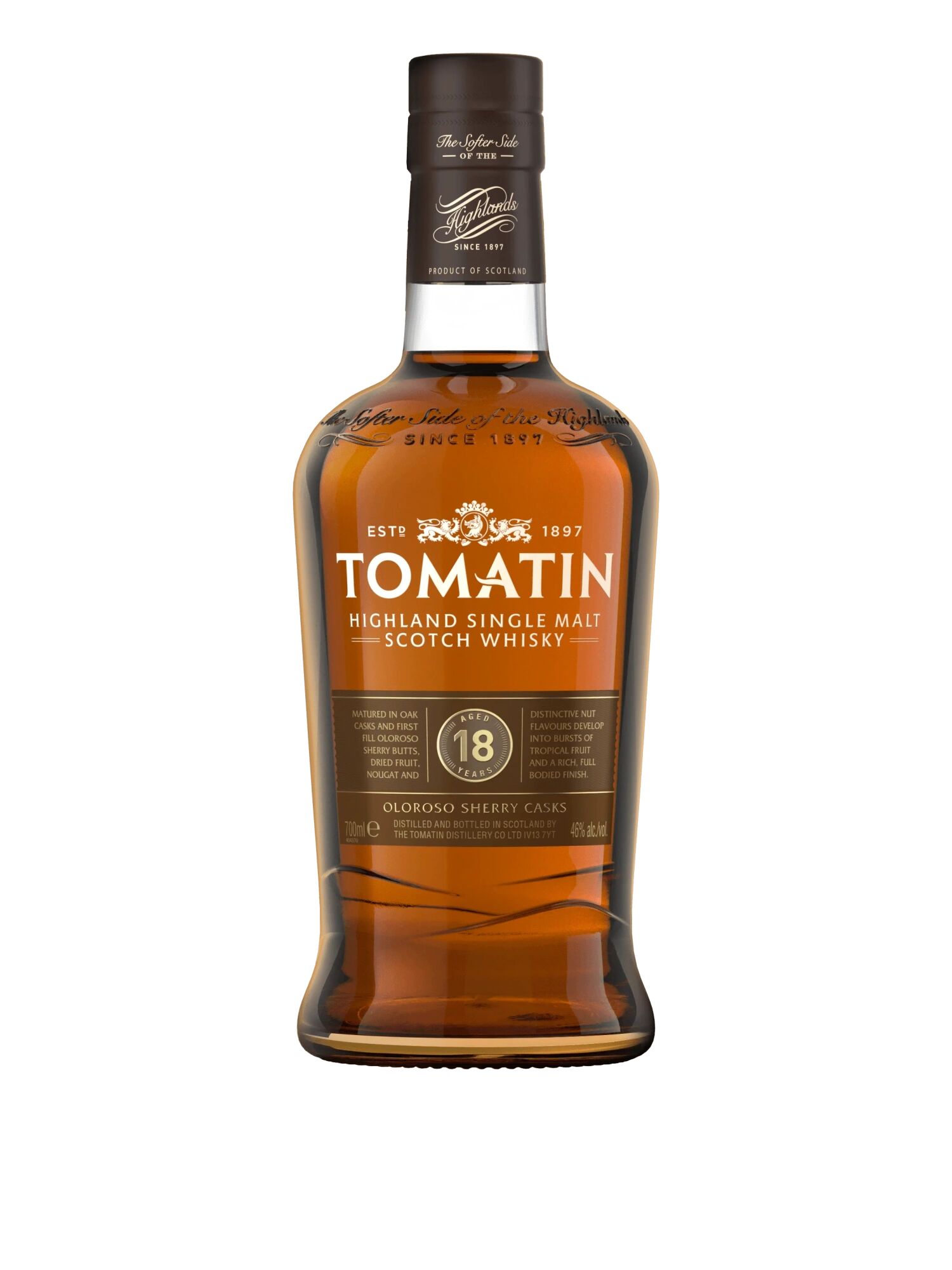 Tomatin 18 Year Old Sherry Cask Whisky 70cl (46% ABV) only £110.00