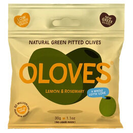 Oloves Lemon and Rosemary Marinated Greek Olives (30g)