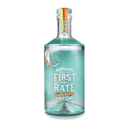 Adnams First Rate Triple Malt Dry Gin 70cl (45% ABV)