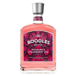 Boodles Rhubarb & Strawberry Gin 70cl (37.5% ABV)