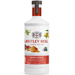 Whitley Neill Oriental Spiced Gin 70cl (43% ABV)