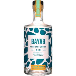 Bayab African Grown Classic Dry Gin 70cl (43% ABV)
