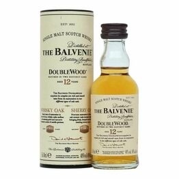 The Balvenie DoubleWood Single Malt 12 Year Old Whisky Miniature (5cl)