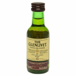 The Glenlivet Reserve 15 Year Old Single Malt Scotch Whisky Miniature (5cl)