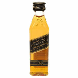 Johnnie Walker Black Label 12 Year Old Blended Whisky Miniature (5cl)