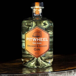 PitWheel Oak Aged Orange & Ginger Gin 70cl (40% ABV)