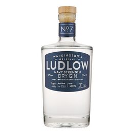 Wardington's Original Ludlow Dry Navy Strength Gin 70cl (57% ABV)