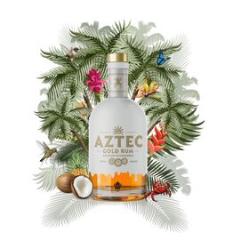 Aztec Gold Rum - Coconut & Pineapple 70cl (37.5% ABV)