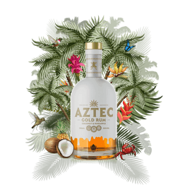 Aztec Gold Rum - Coconut &amp; Pineapple 70cl (37.5% ABV)