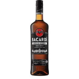 Bacardi Carta Negra Rum 70cl (40% ABV)