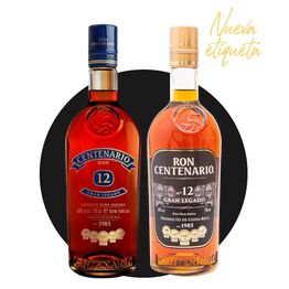 Centenario Ron 12 years Gran Legado Rum 70cl (40% ABV)