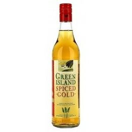 Green Island Spiced Gold Rum 70cl (37.5% ABV)