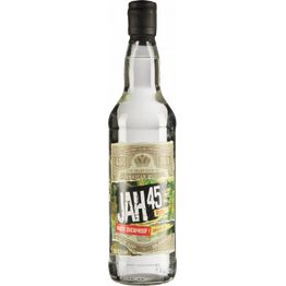 Jah45 White Overproof Rum 70cl (63% ABV)
