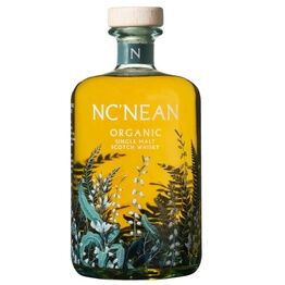 Nc'nean Organic Single Malt Scotch Whisky 70cl (46% ABV) (TUBE NOT INCLUDED)