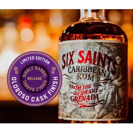 Six Saints Caribbean Oloroso Cask Finish Rum (70cl) 41.7%