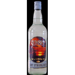 Sunset Very Strong Rum 70cl (84.5% ABV)