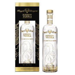 Royal Dragon 23 Carat Gold Leaf Superior Vodka 70cl (40% ABV)