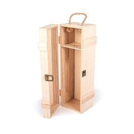 Single Bottle Wooden Presentation Box