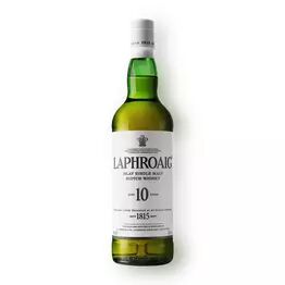 Laphroaig 10 Year Old Islay Single Malt Scotch Whisky 70cl (40% ABV)