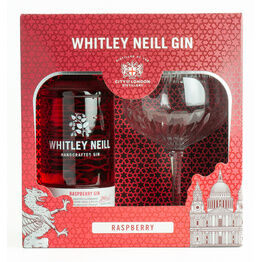 Whitley Neill Raspberry Gin Gift Box with Glass (70cl) 43%