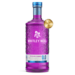 Whitley Neill Rhubarb &amp; Ginger Alcohol Free Alternative (70cl) 0%