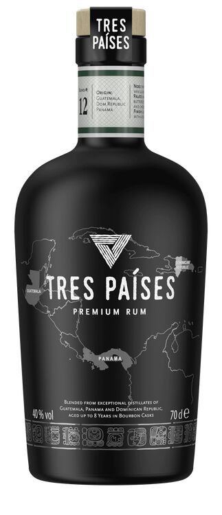 Tres Países Premium Rum 70cl (40% ABV) only