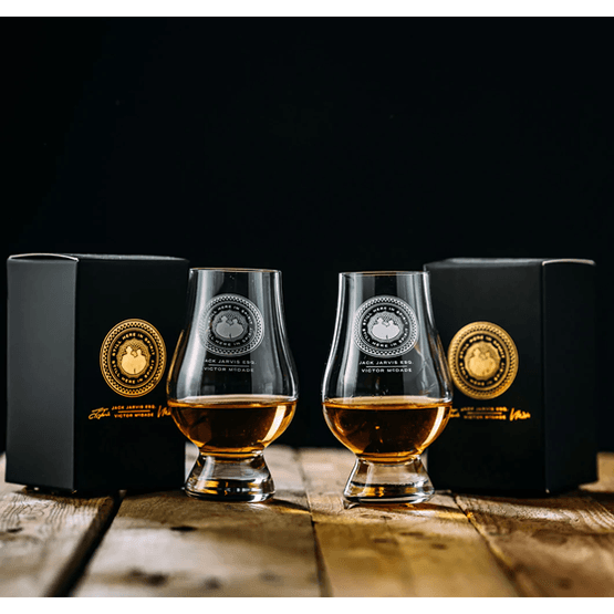 Jack &amp; Victor Blended Whisky - Jack &amp; Victor Glasses 6 Pack - 3 Jack, 3 Victor (N/A, Glass)