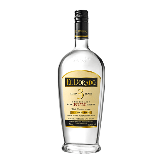 El Dorado 3 Year Old White Rum (70cl) 40%