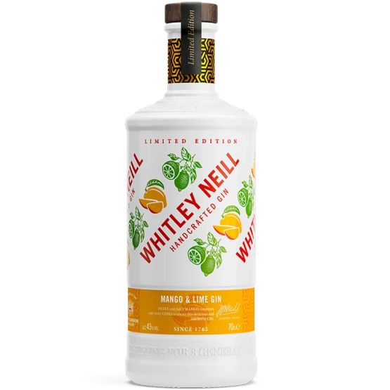 Whitley Neill Mango &amp; Lime Gin 70cl (43% ABV)