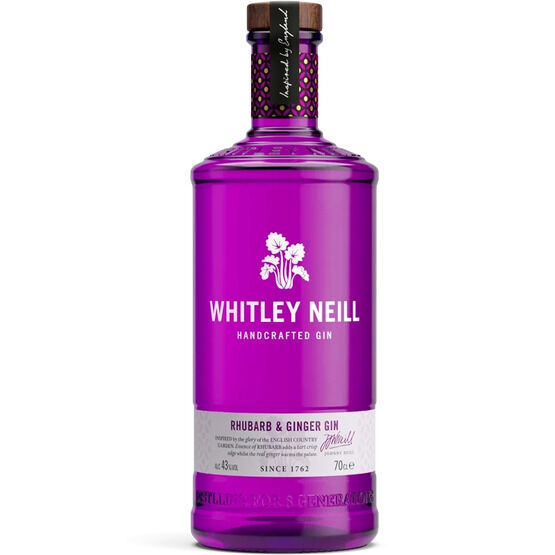 Whitley Neill Rhubarb & Ginger Gin 175cl (43% ABV)
