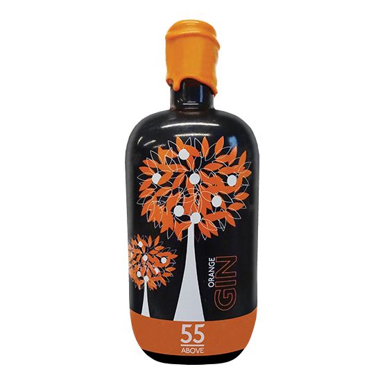 55 Above Orange 42 London Dry Gin (50cl) 42%