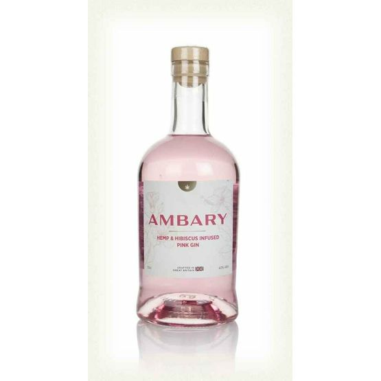 Ambary Hemp &amp; Hibiscus Pink Gin (70cl) 40%