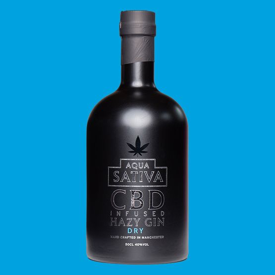 Aqua Sativa CBD Infused Hazy Dry Gin 50cl (40% ABV)