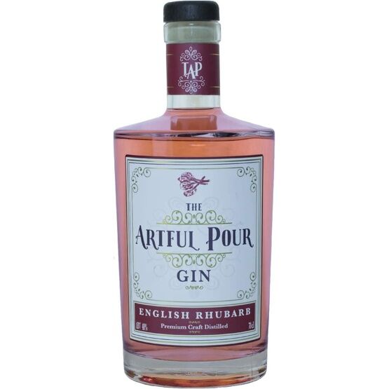 Artful Pour English Rhubarb Gin 70cl (40% ABV)