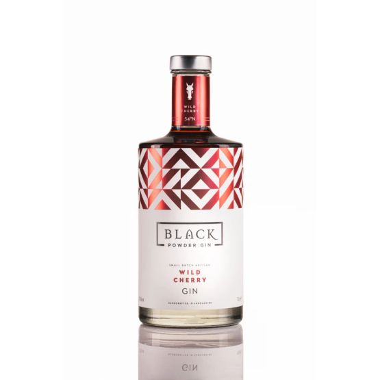 Black Powder Wild Cherry Gin 70cl (37.5% ABV)