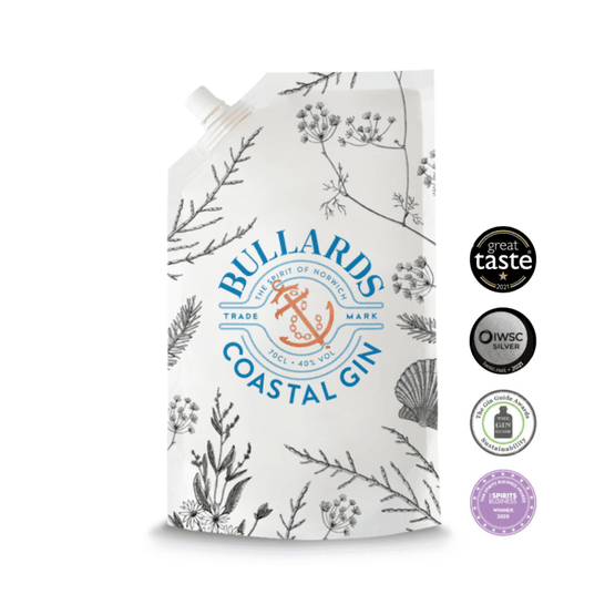 Bullards Coastal Gin Pouch 70cl (40% ABV)