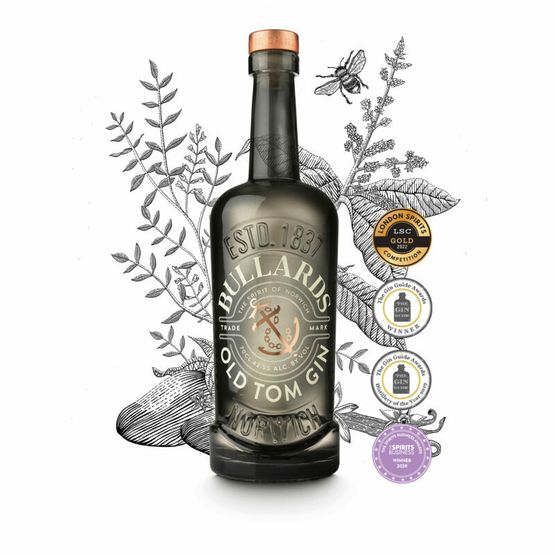 Bullards Old Tom Gin 70cl (42.5% ABV)