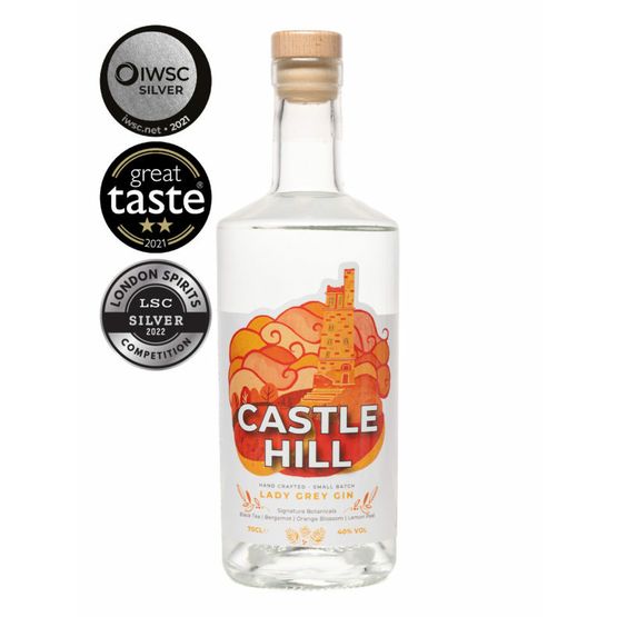 Castle Hill Lady Grey Gin 70cl (40% ABV)