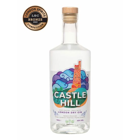 Castle Hill London Dry Gin 70cl (40% ABV)