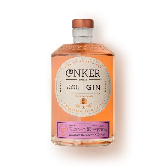 Conker Spirit Port Barrel Gin 70cl (43% ABV)