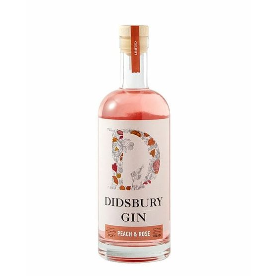 Didsbury Peach &amp; Rose Gin 70cl (40% ABV)