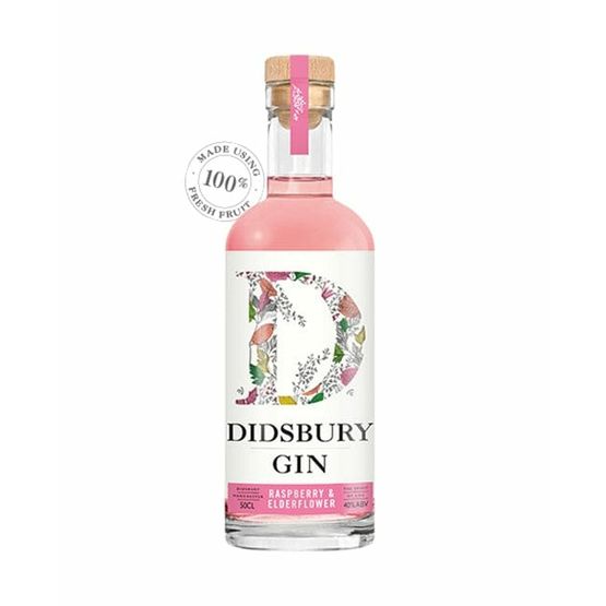 Didsbury Raspberry &amp; Elderflower Gin 70cl (40% ABV)