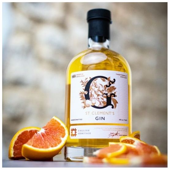 English Heritage St. Clement's Gin 70cl  (40% ABV)