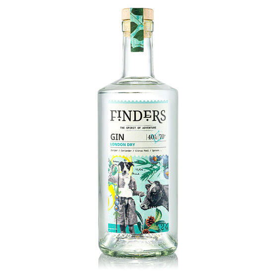 Finders London Dry Gin 70cl (40% ABV)