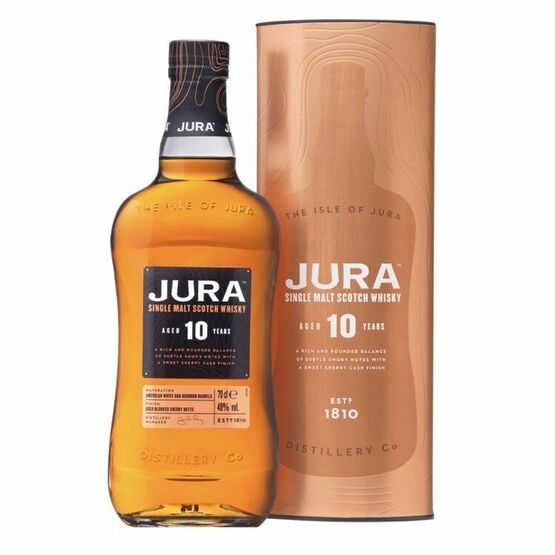 Jura 10 Year Old Single Malt Whisky (70cl)