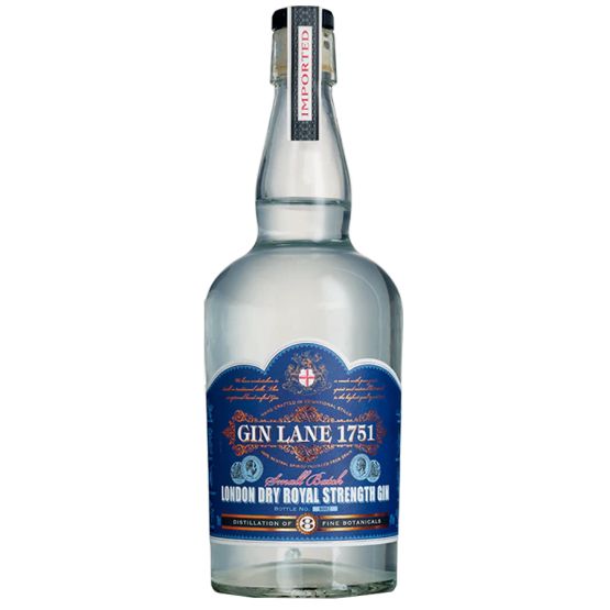 Gin Lane 1751 London Dry Royal Strength Gin 70cl (47% ABV)