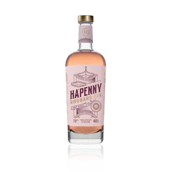 Ha'penny Rhubarb Gin 70cl (40% ABV)